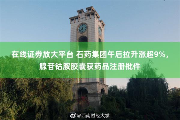 在线证劵放大平台 石药集团午后拉升涨超9%，腺苷钴胺胶囊获药