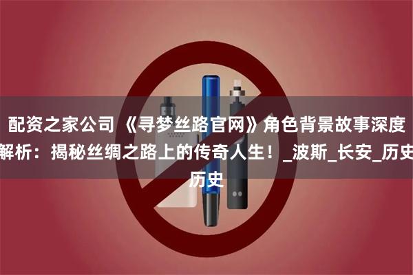 配资之家公司 《寻梦丝路官网》角色背景故事深度解析：揭秘丝绸